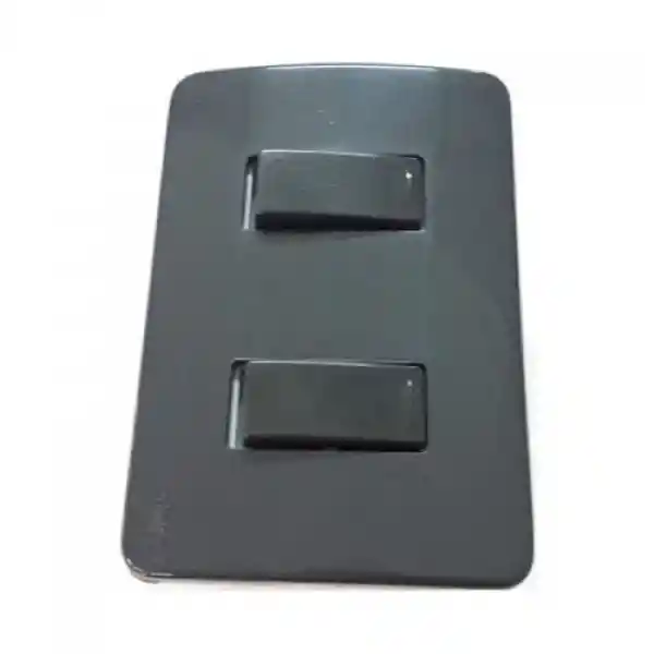 Ciles Interruptor Doble Ultra Natural Negro