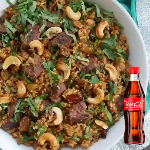 Combo Beef Biryani + Coca Cola Original 300ML