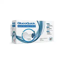 Gluco Quick Agujas para Plumas de Insulina D