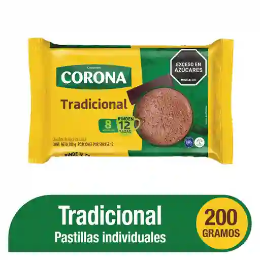 Corona Chocolate de Mesa Tradicional Pastillado