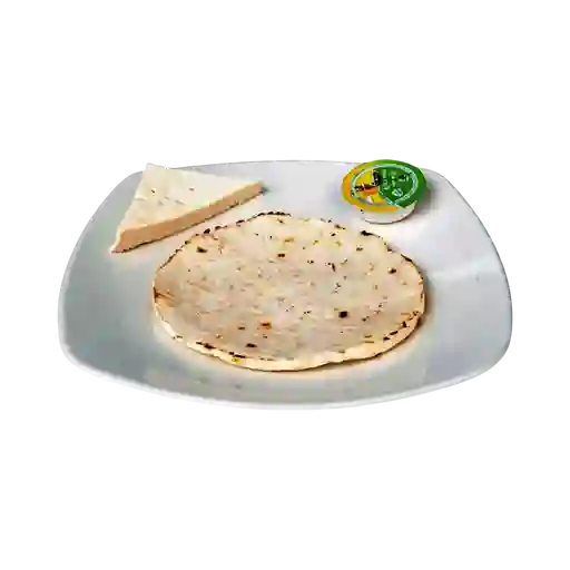 Arepa con Mantequilla y Quesito