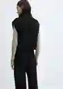 Chaleco Garro Negro Talla S Mujer Mango