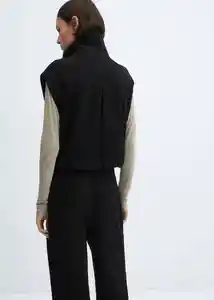 Chaleco Garro Negro Talla S Mujer Mango
