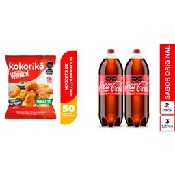 Combo Nuggets Kokoriko + Coca-Cola 3 L