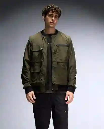 Chaqueta Hombre Verde Talla S 822G080_VER190417 Americanino