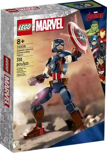 Juguete de Construcción Figura Capitán América Lego