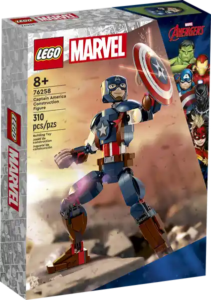 Juguete de Construcción Figura Capitán América Lego