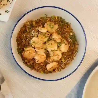 Arroz camarón para 2