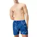 Pantaloneta Printed Leisure 16 Pulgadas V2 Hombre Azul-l