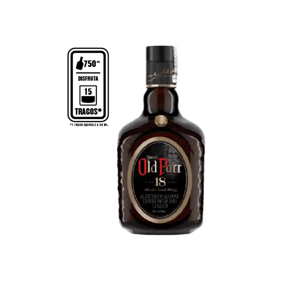 Whisky Old Parr 18 Años 