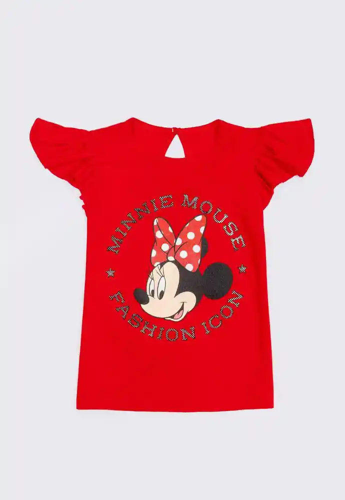 Camiseta Manga Corta 4t-rojo