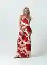 Vestido Tiani Mujer Rojo Pompeya Oscuro Talla S 472G327 Naf Naf