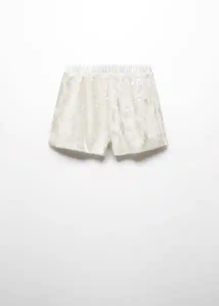 Short Xcamilag Off White Talla 10 Niña Mango