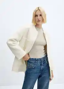 Chaqueta Judy Crudo Talla M Mujer Mango
