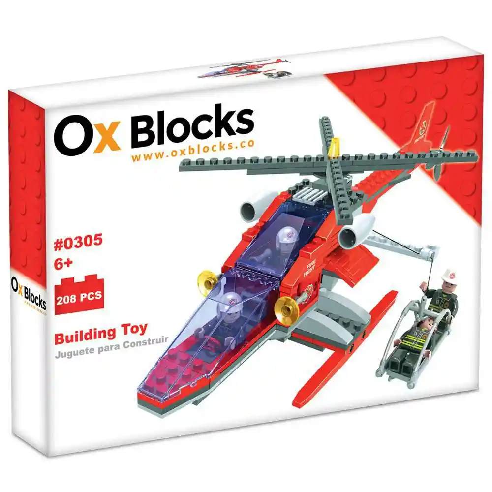 Ox Toys Rescue Sq-rescue Copter 207 P 0305