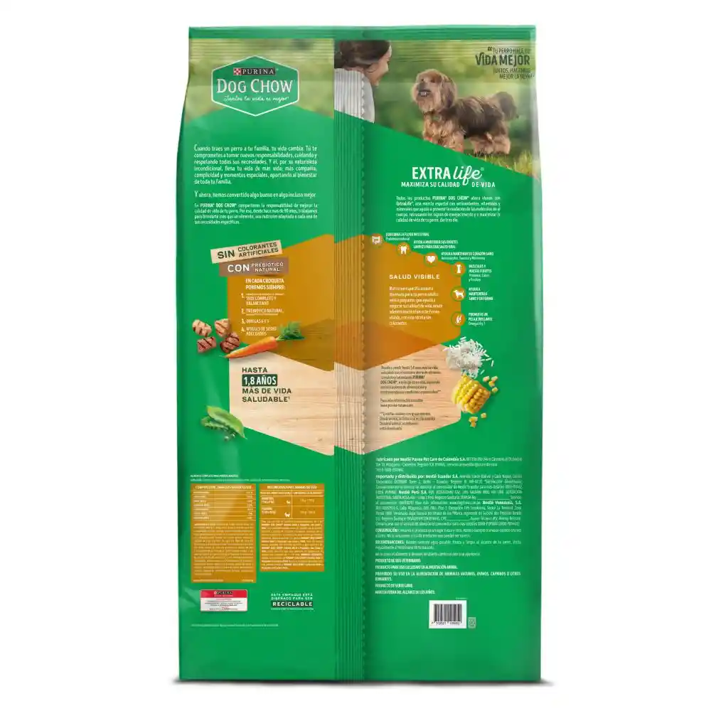 Comida para perro Dog Chow Adulto minis y pequeños x 17 kg
