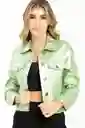 Chaqueta Trucker Metalizada