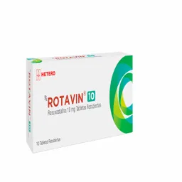 Rotavin Estatina (10 mg) Tabletas Recubiertas