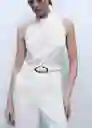 Enterizo Mono Padam Crudo Talla M Mujer Mango