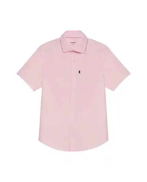 Camisa Carbón Pocket Rosa Manto Claro Talla M Chevignon