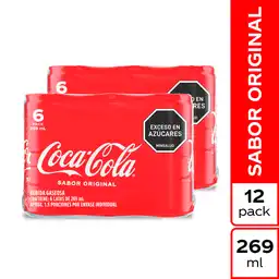 2 x Coca-Cola Original 269 mL 6 Und