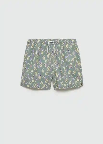 Short Bañador Papaya Khaki Talla M Hombre Mango