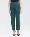 Pantalón Sartorial Verde Nafta Ultra Oscuro 8 Chevignon