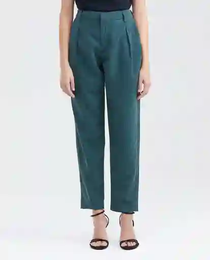Pantalón Sartorial Verde Nafta Ultra Oscuro 8 Chevignon