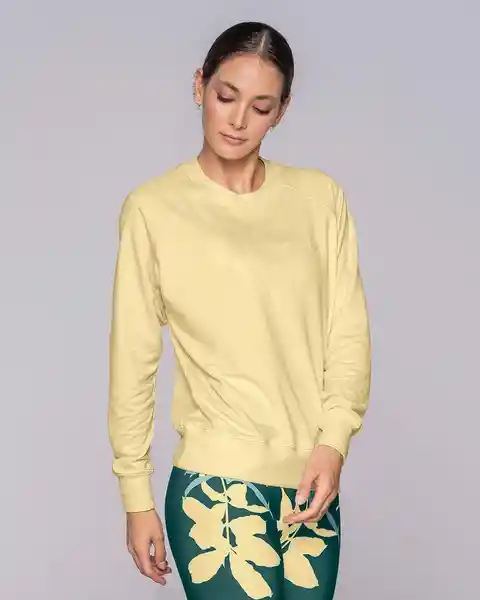 Leonisa Sport Buzo Básico Amarillo Talla L