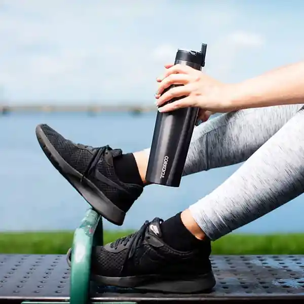Corkcicle Botella Sport Canteen Plomo