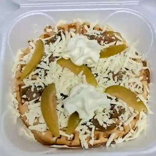 Waffle con Brevas