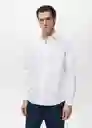Camisa Play Blanco Talla L Hombre Mango