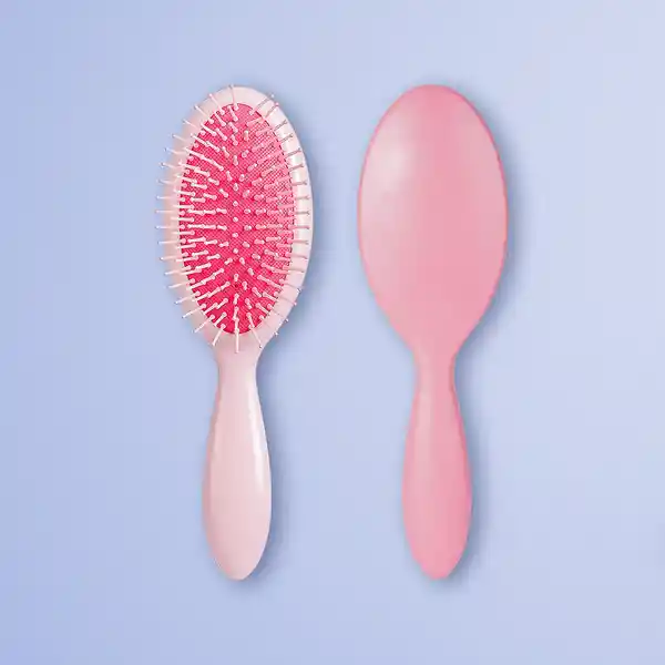Cepillo Para Cabello de Cojín Bicolor Rosado Miniso
