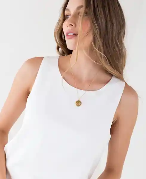 Camisa Manga Sisa Emma Crudo Puro Claro Talla Xs Mujer Naf Naf