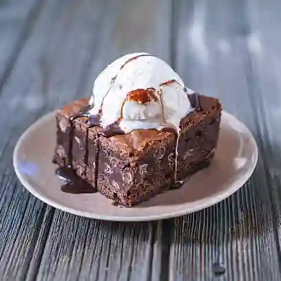 Brownie con Helado