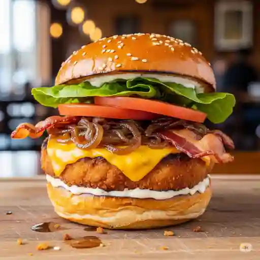Hamburguesa de pollo especial