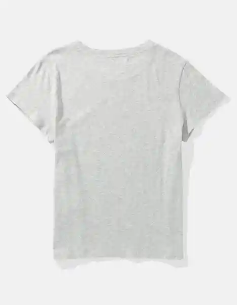 Camiseta Mujer Gris Talla: X-Small American Eagle