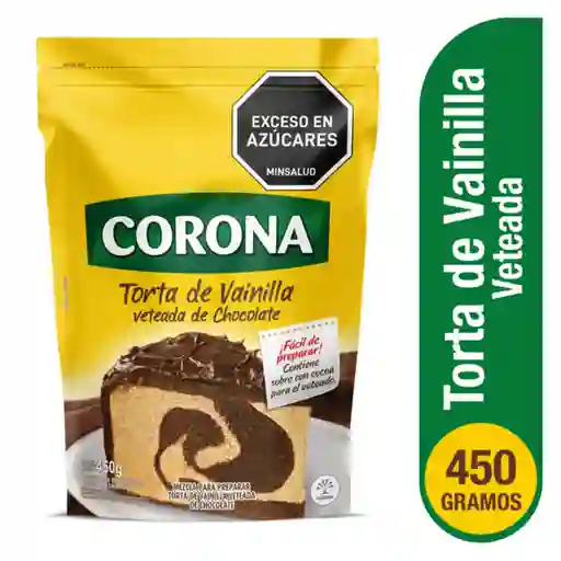 Corona Premezcla Torta de Vainilla Veteada de Chocolate