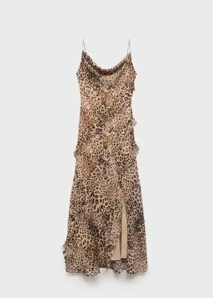 Vestido Livia Crudo Talla M Mujer Mango