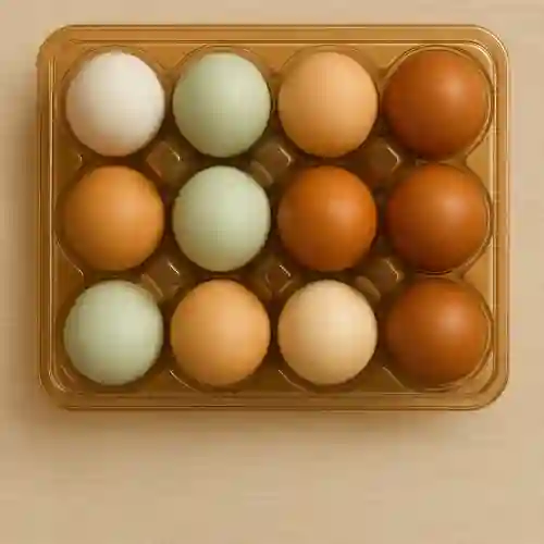 Huevos Campesinos Multicolores X 12