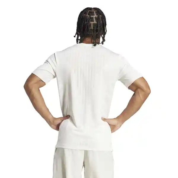 Adidas Camiseta Hiit Airchi Tee Para Hombre Blanco Talla S
