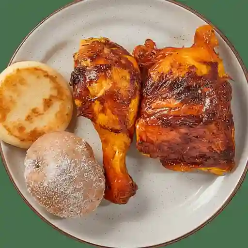 1/4 Pollo asado