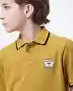 Camiseta Detail Knob Polo Neps Amarillo Ópaco Oscuro 4 Chevignon