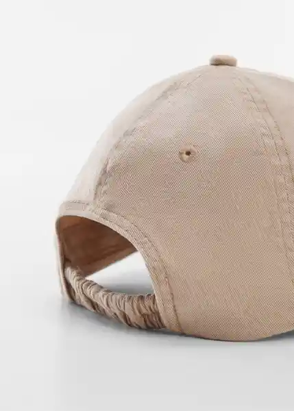 Gorra Basic Beige Talla 99 Hombre Mango