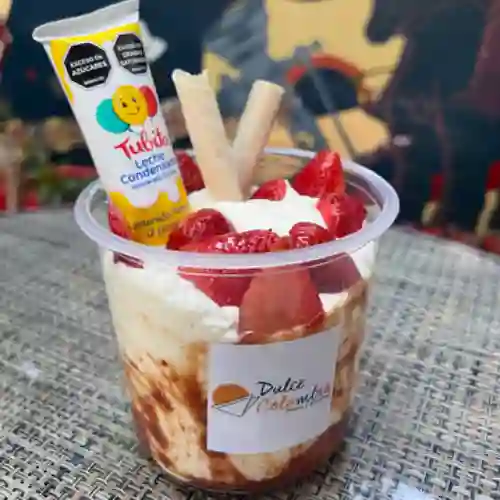 Fresas con Crema Dulce Colombia