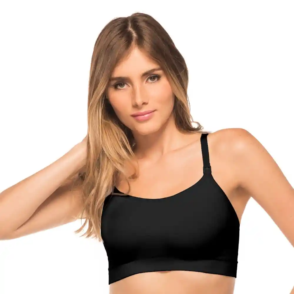 Anne Shantel Top Materno Sin Costuras Negro Talla M