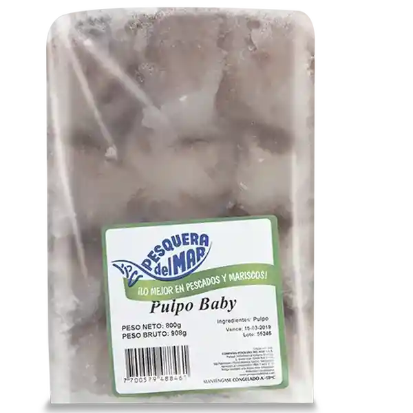 Marca Blanca Pulpo Baby Pesquera Del Mar