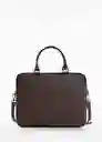 Bolso M Blacklea Chocolate Talla 99 Hombre Mango