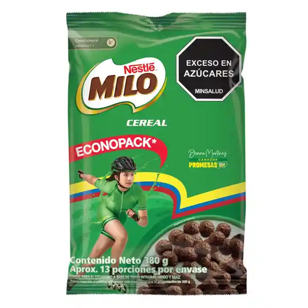 Cereal MILO para el desayuno x 380g