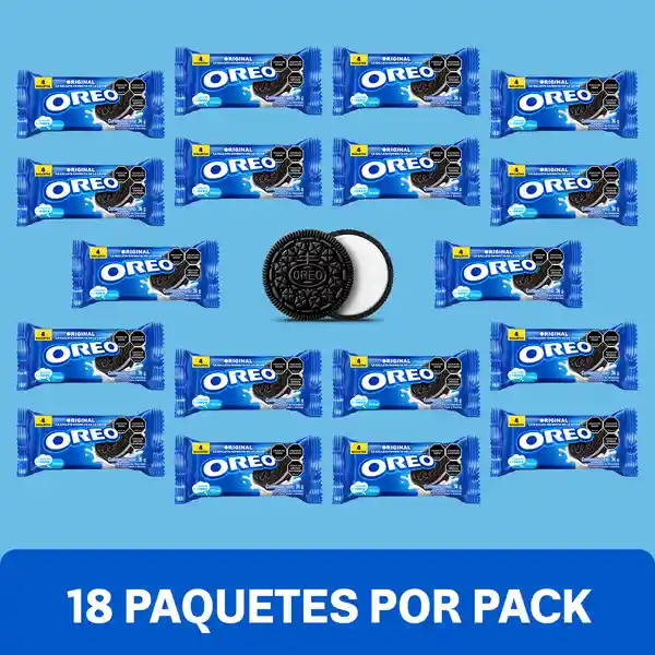 Galletas Oreo Sabor Original Pack 18X de 36G C/U
